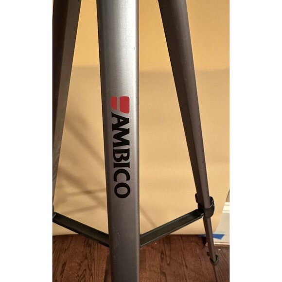 Ambico V-0555 54" Lightweight Aluminum Tripod Quick Release Shoe 3-Way Pan Head - Picture 3 of 16